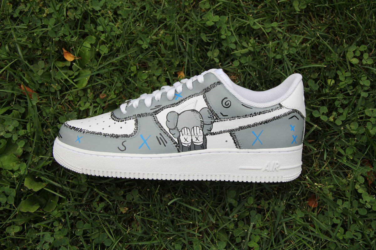 Custom Air Force 1 “KAWS”  Designer Sesame Street Art Custom Shoes