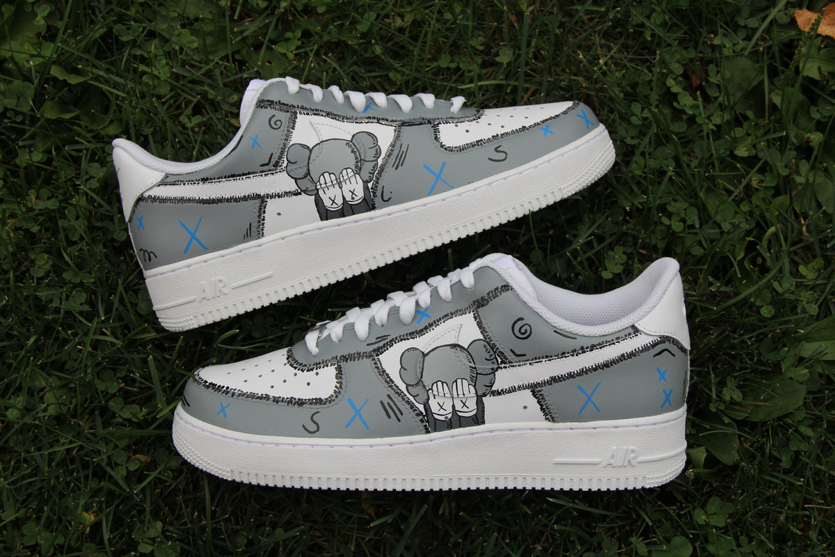 Custom Air Force 1 “KAWS”  Designer Sesame Street Art Custom Shoes