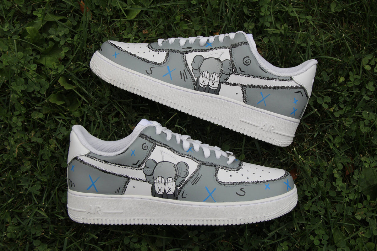 Custom Air Force 1 “KAWS”  Designer Sesame Street Art Custom Shoes