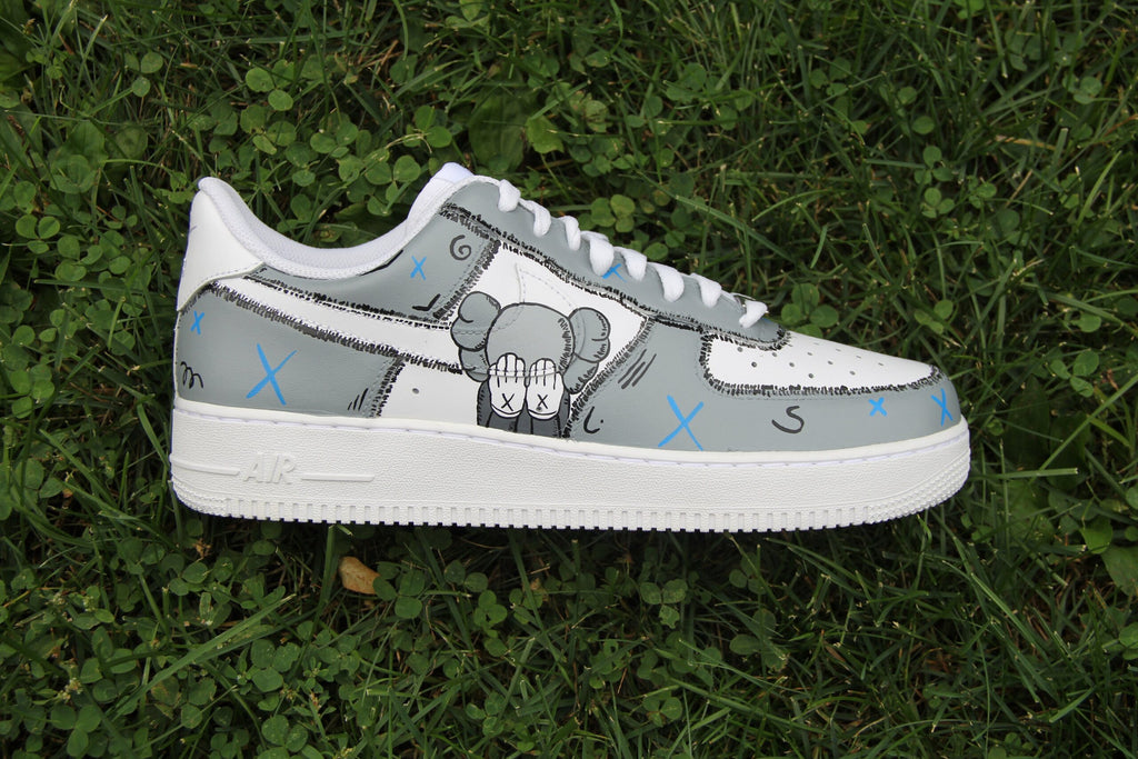 Custom Air Force 1 “KAWS”  Designer Sesame Street Art Custom Shoes