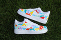 Custom Air Force 1 “Colorful Pattern Camo” // Bahamas Custom Shoes