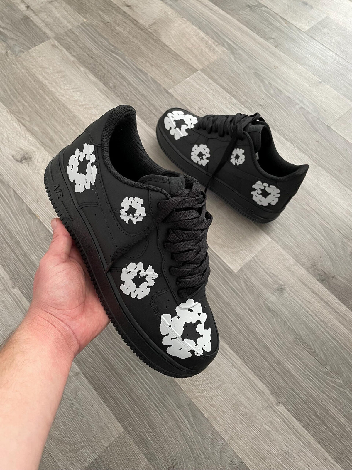 BLACK DENIM TEARS AF1 Custom