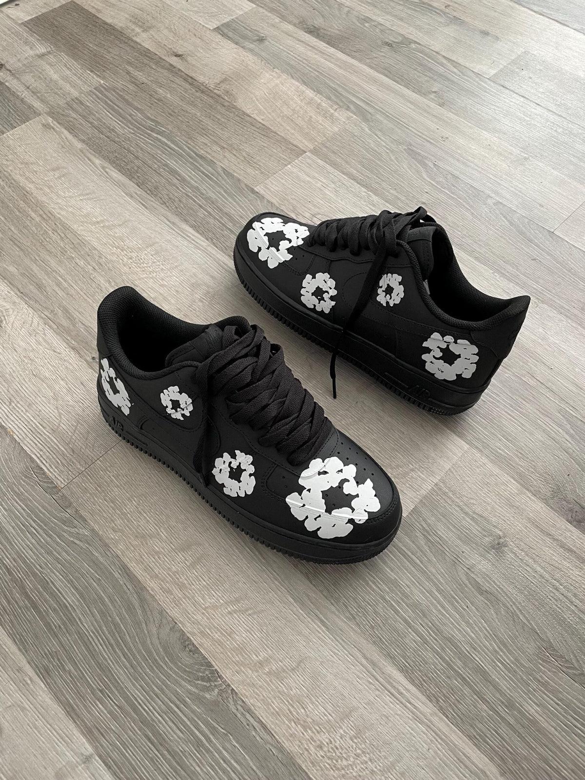 BLACK DENIM TEARS AF1 Custom