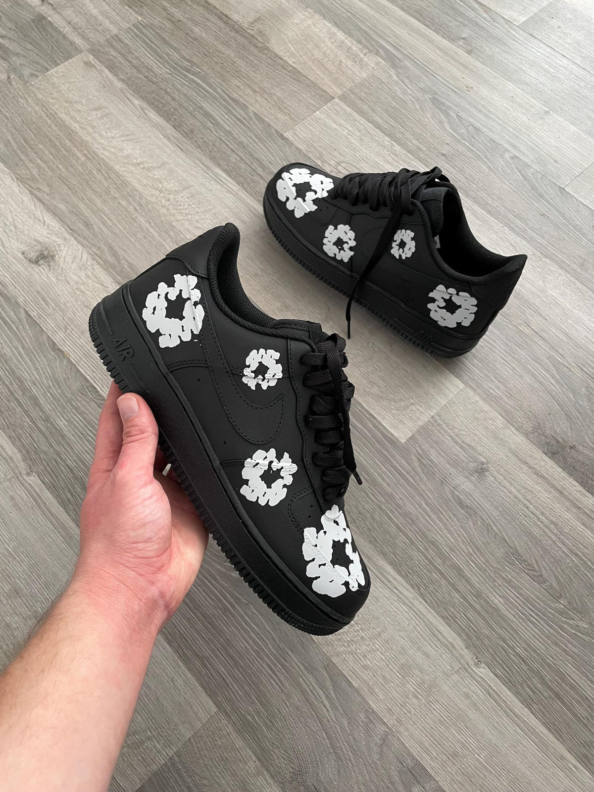 BLACK DENIM TEARS AF1 Custom
