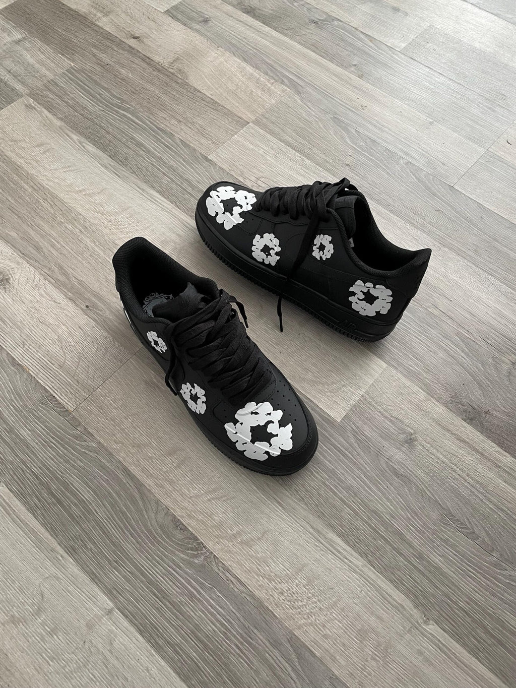 BLACK DENIM TEARS AF1 Custom