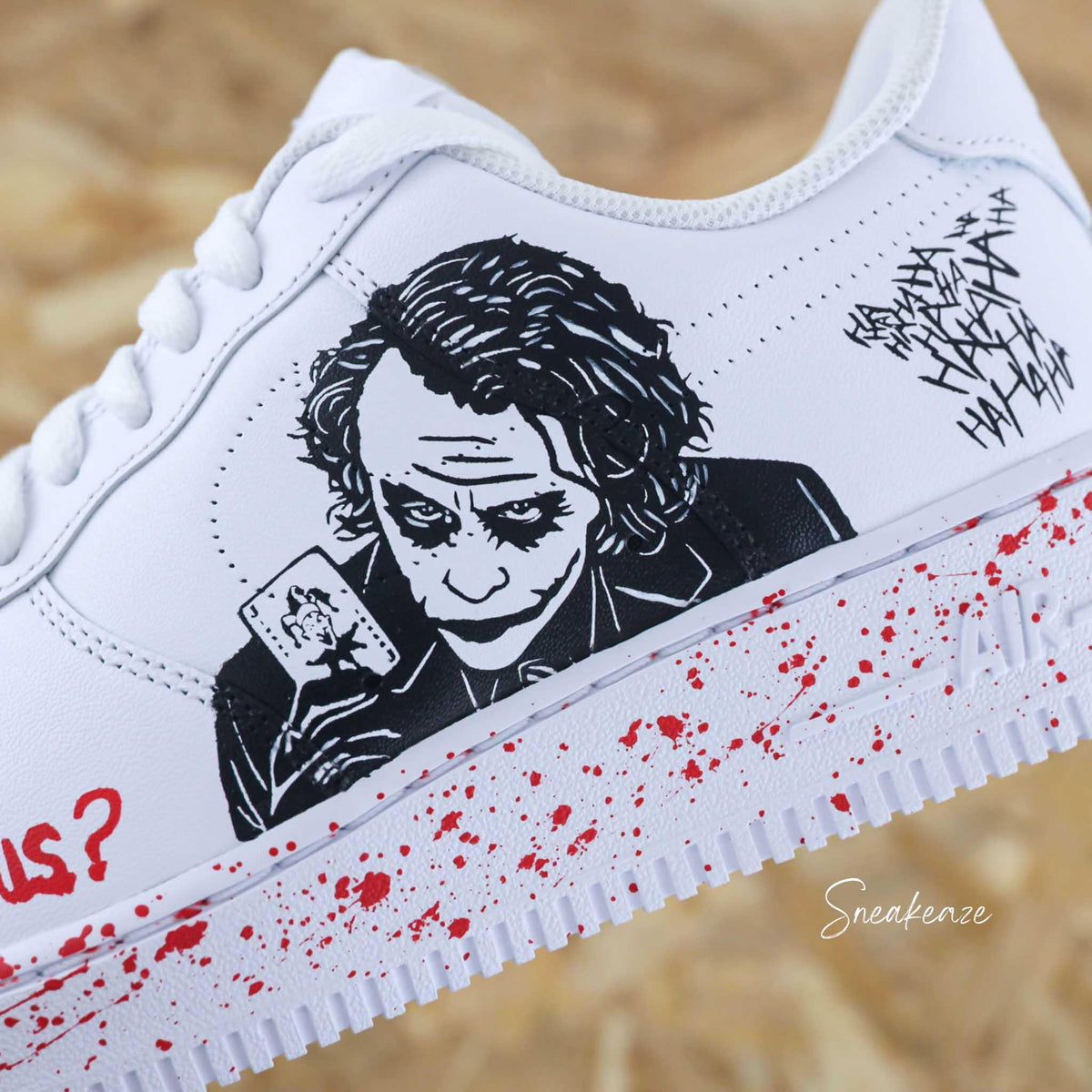 Air Force 1 custom AF1 sneakers custom comic joker hand painted unisex