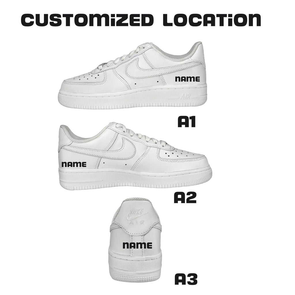 Custom black Skeleton Bone Af1 Sneakers,Black Skeleton Hand Painted White Sneakers,a unique gift