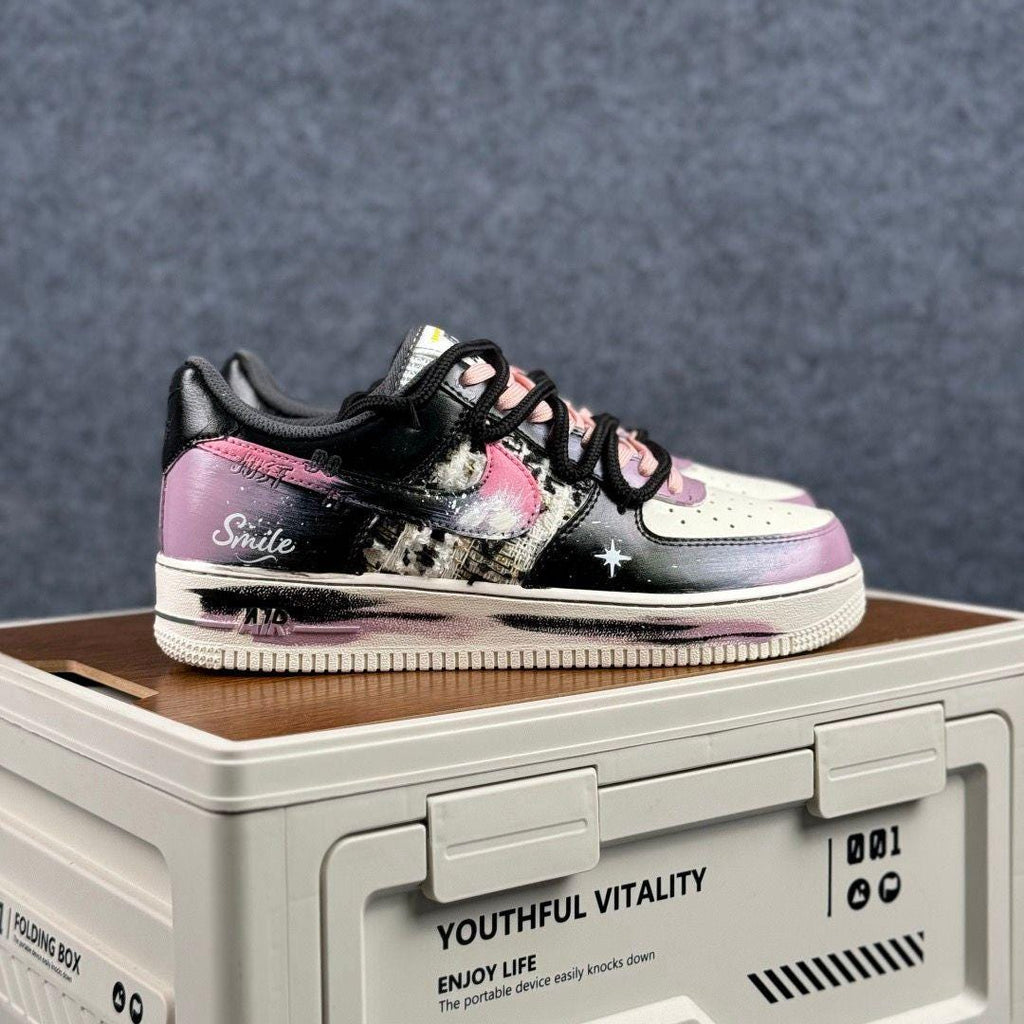 Custom Air force one Handpainted girfriend gift for girls anniversay gift love shoes shoes wash resistance protection
