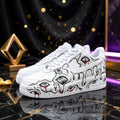 Custom Air Force 1, Hand Painted Sneakers, Evil Eye Shoes