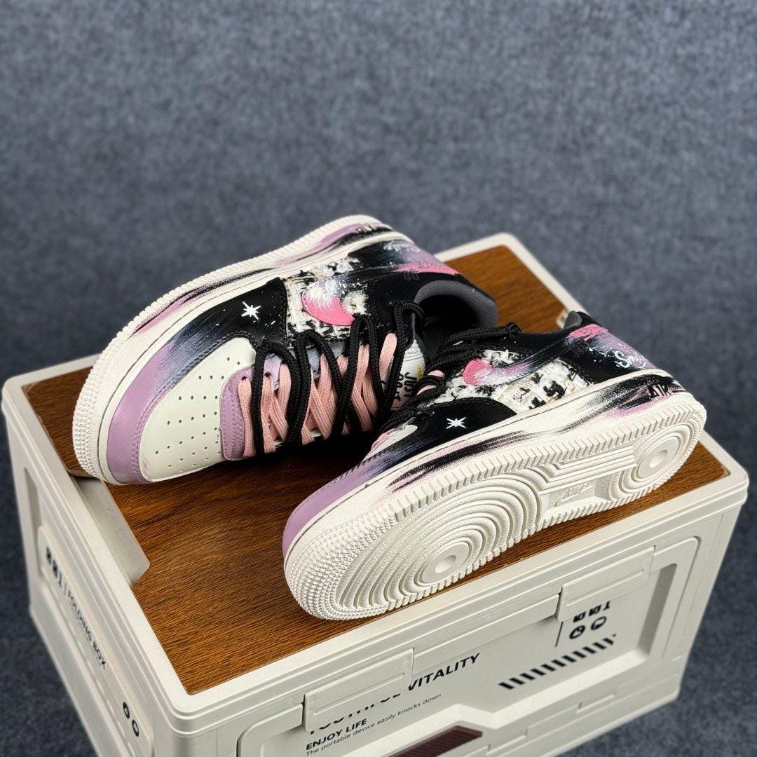 Custom Air force one Handpainted girfriend gift for girls anniversay gift love shoes shoes wash resistance protection