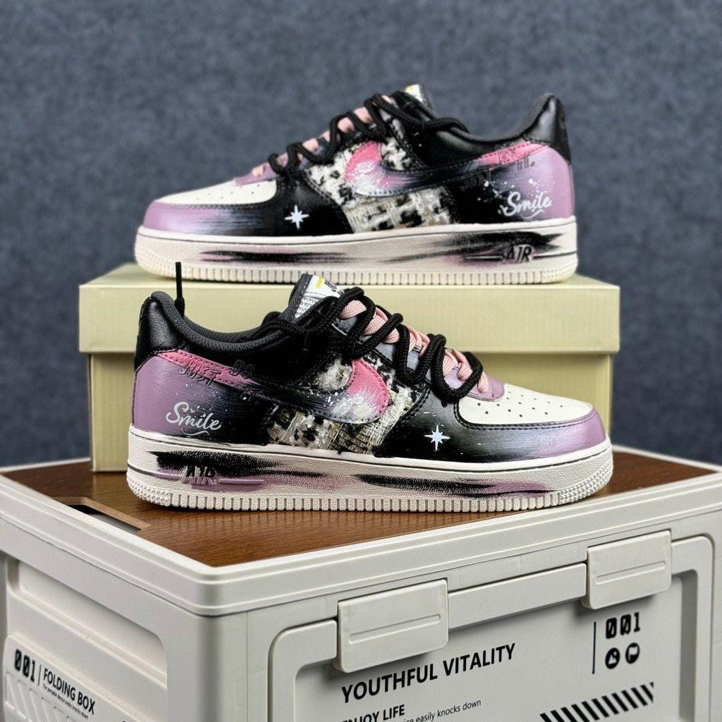 Custom Air force one Handpainted girfriend gift for girls anniversay gift love shoes shoes wash resistance protection