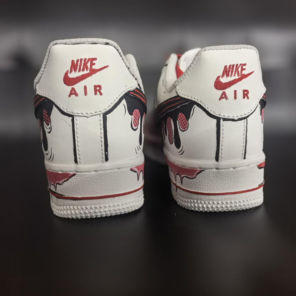 Custom Air Force 1 Cartoon Drip Sneakers Hand Painted AF1 Shoes,Personalized Name Shoes,Gift for him