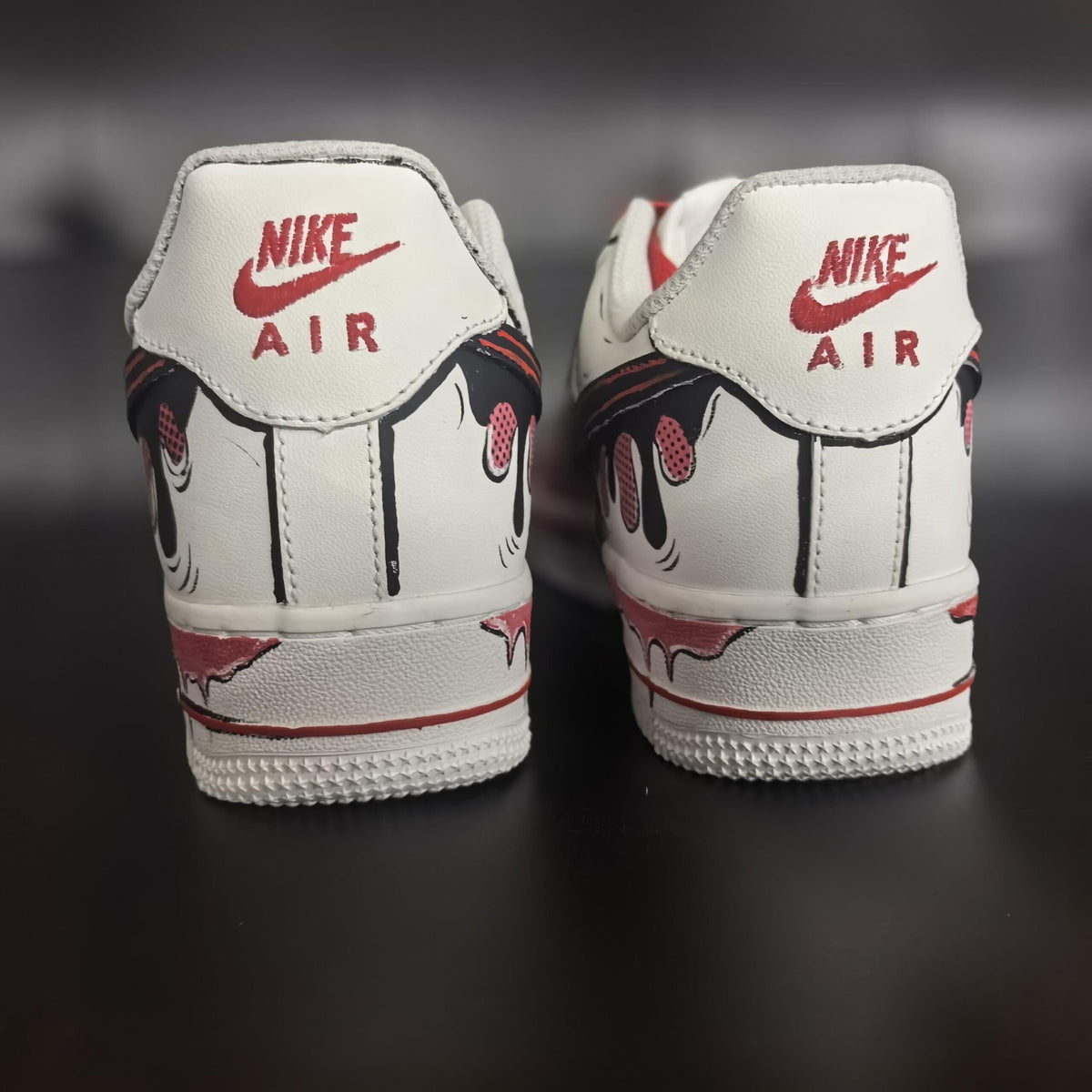 Custom Air Force 1 Cartoon Drip Sneakers Hand Painted AF1 Shoes,Personalized Name Shoes,Gift for him